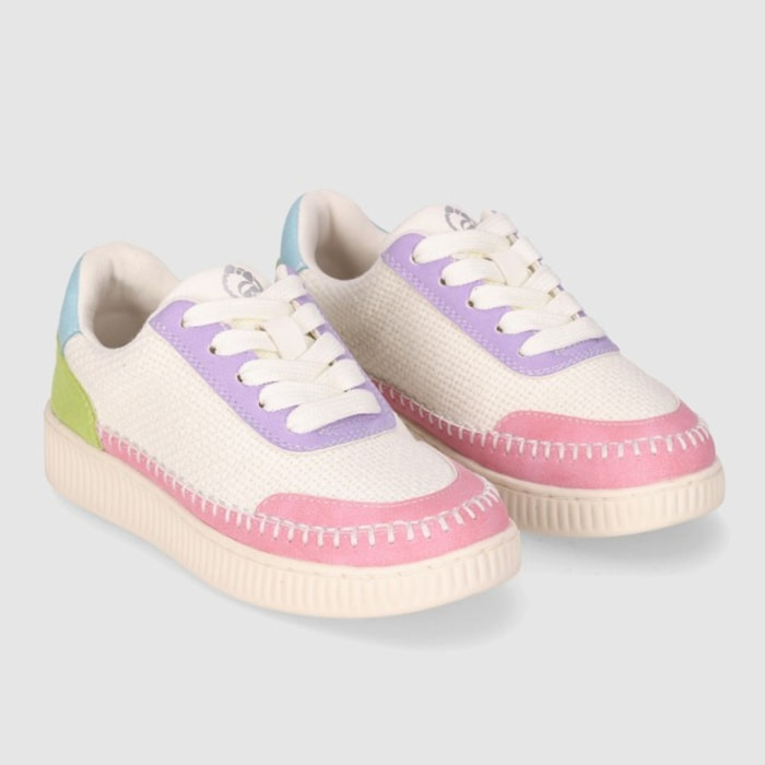 Deportivos de Tejido - Multicolor - Tacón: Bajo