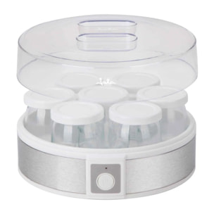 Yogurtera JATA JEYG2266 con 7 vasos de cristal de 180 ml aptos para lavavajillas
