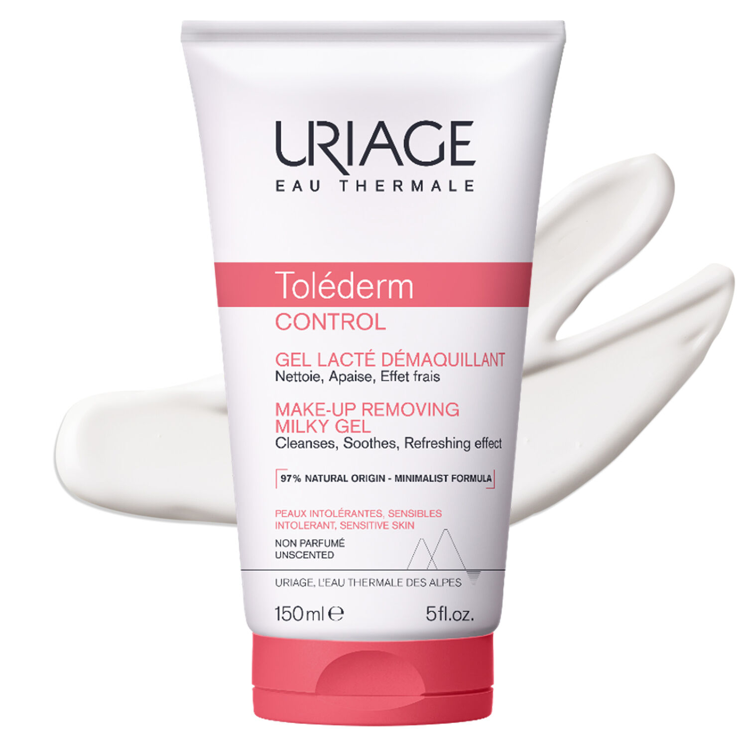 Toléderm Control - Gel Lacté Démaquillant 150 ml