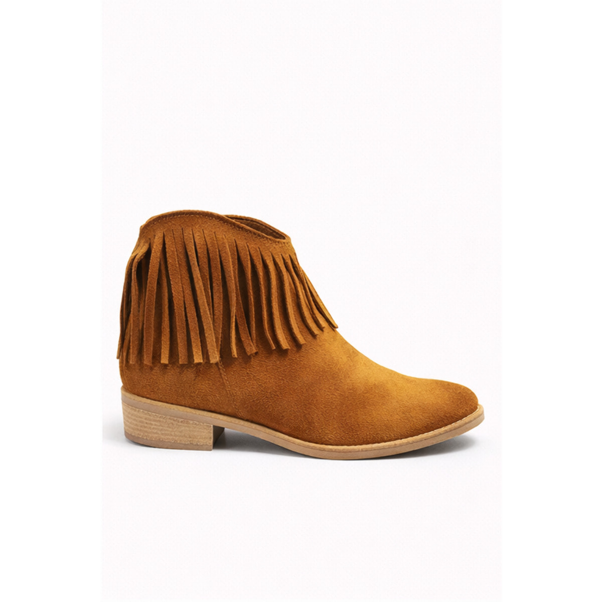 Stivaletti frange - tacco 3,5 cm