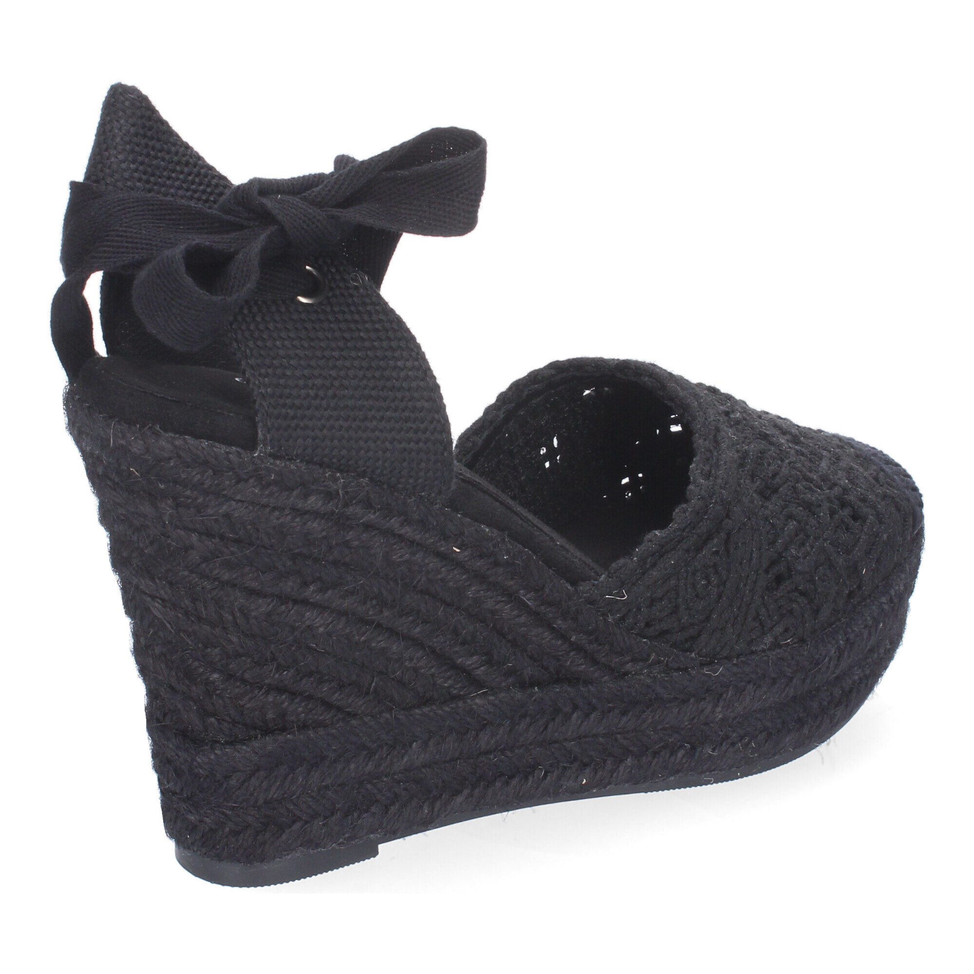 Sandalia de Cuña de Yute para Mujer, Comodas y Elegantes, Diseño Moderno con Pala Cerrada