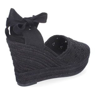 Sandalia de Cuña de Yute para Mujer, Comodas y Elegantes, Diseño Moderno con Pala Cerrada