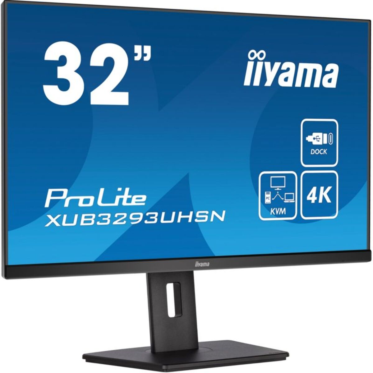 Ecran PC 4K IIYAMA PROLITE XUB3293UHSN-B5 32'' Plat IPS