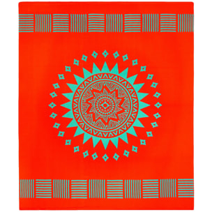 Serviette de plage XL microfibre Orange 140x170 220g/m² - Solari