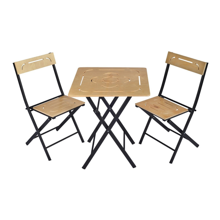 Set de mesa y sillas de (3 piezas)