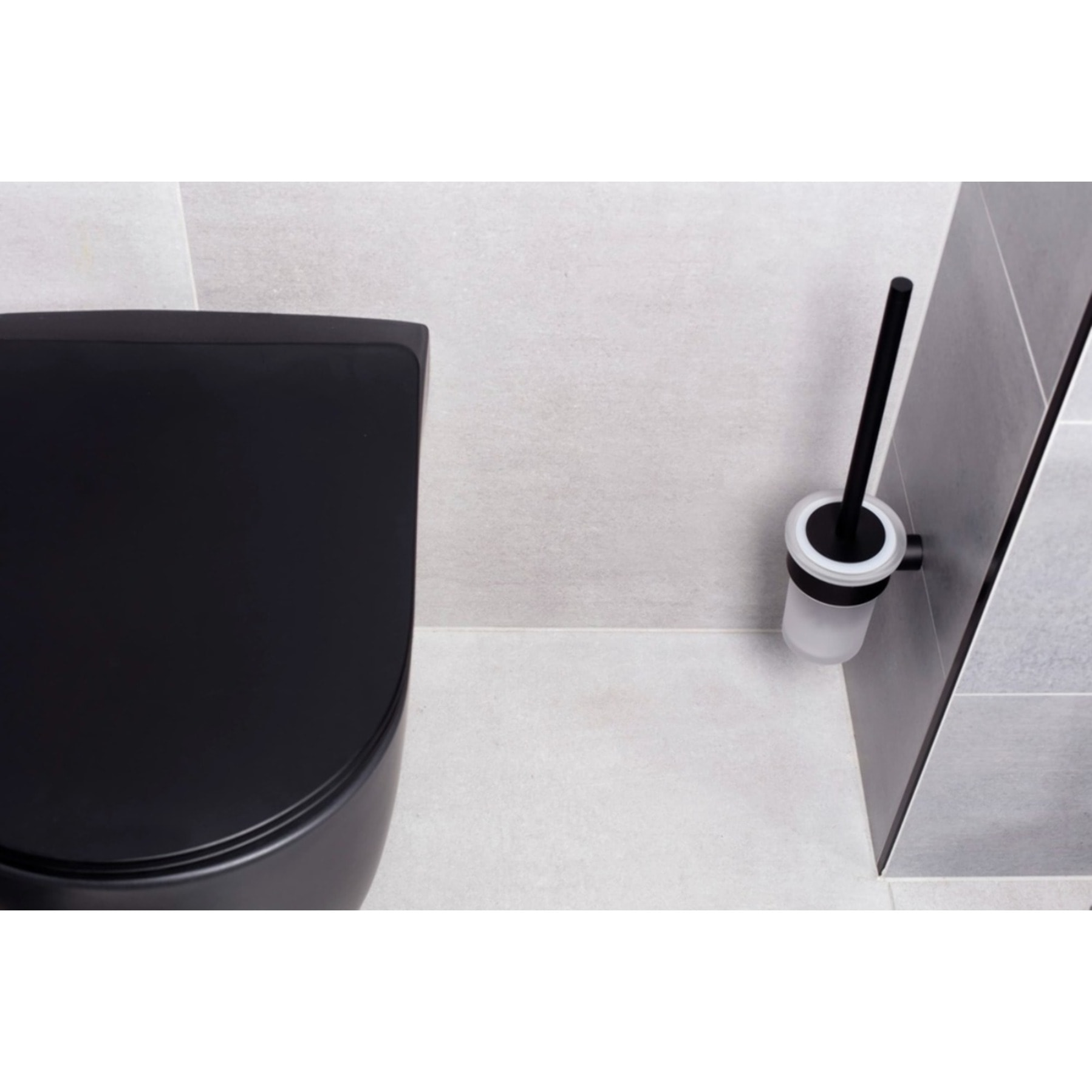 B-Way R Brosse WC, noire (SATDBWAYR37)