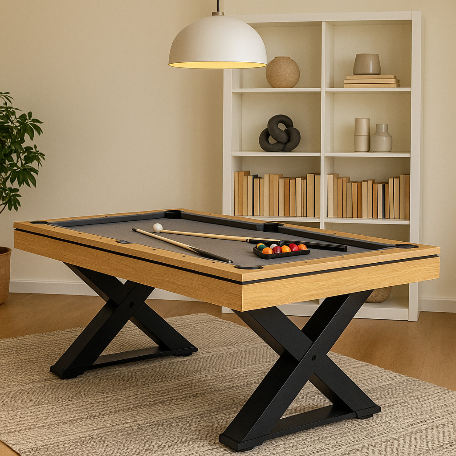 Table multi-jeux, ping-pong et billard en bois ARIZONA
