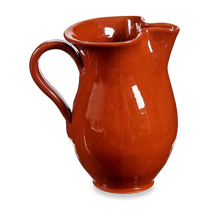 Jarra de cerámica refractaria de 500ml.