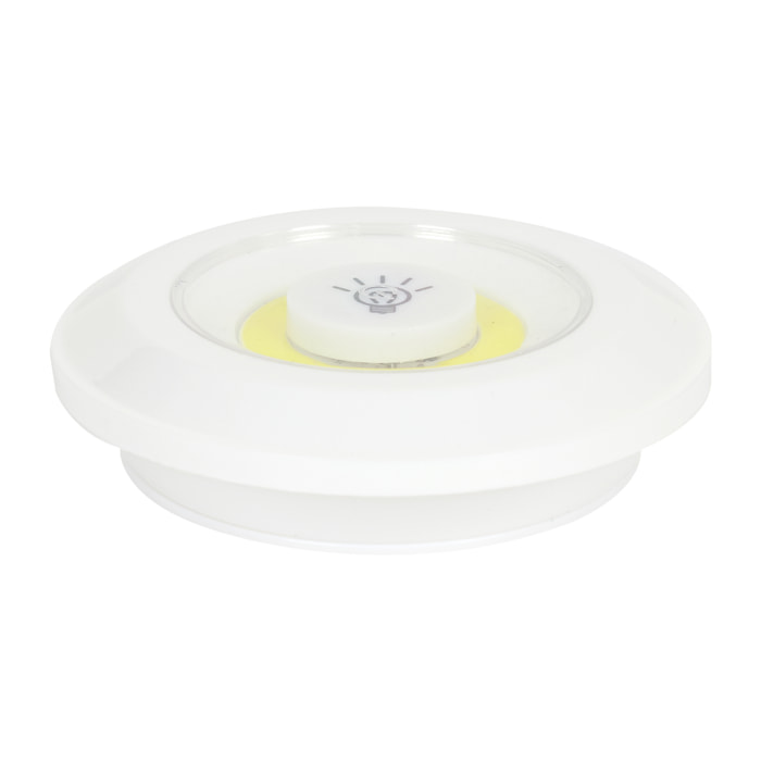 Lampe Cob A Pression X4 Avec Telecommande