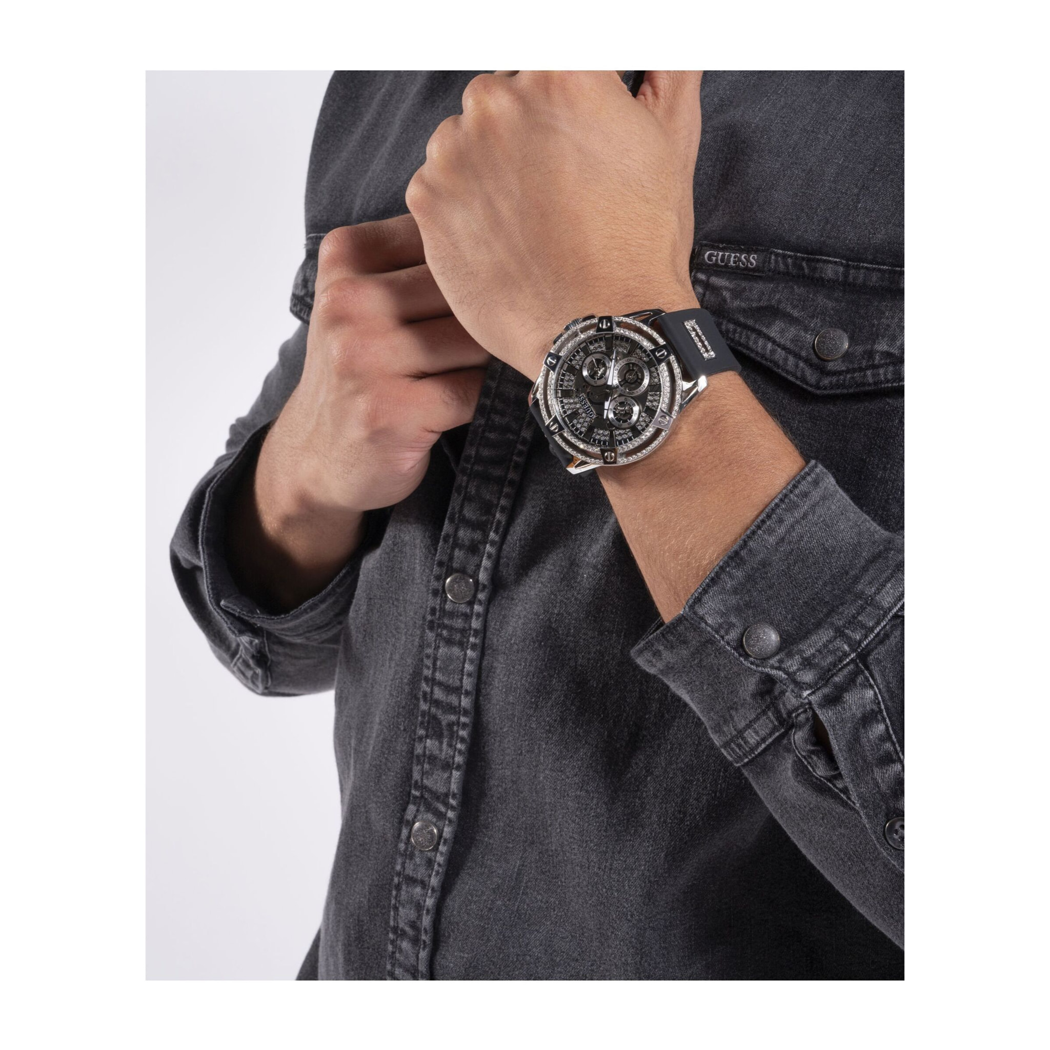 Guess Reloj Analógico De Cuarzo. Gt King