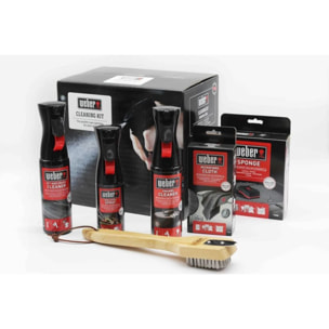 Nettoyant barbecue WEBER Kit de nettoyage bbq charbon emaill