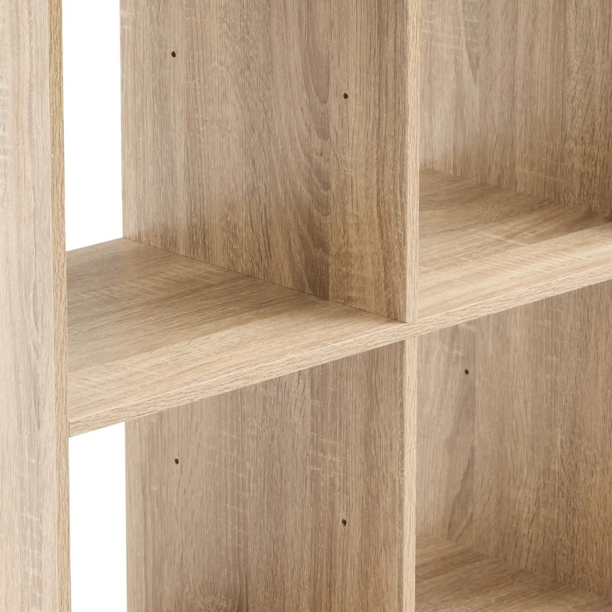 Étagère 4 cases "Mix N' Modul" effet chêne naturel