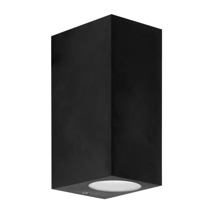 FORLIGHT Existentes aplique exterior para bombilla Gu10 en color negro