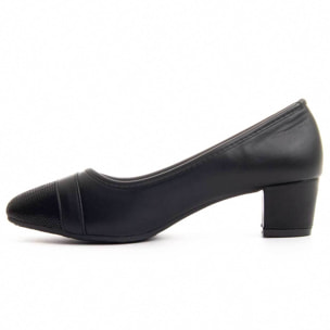 Zapatos de Tacón - Negro - Altura: 3 cm