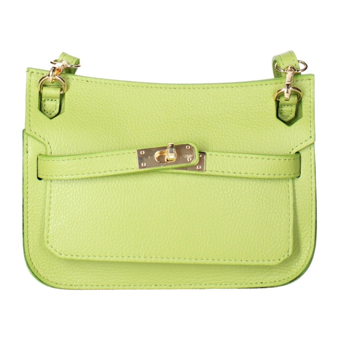 Borsa a tracolla Katie da donna In Vera pelle Made in Italy 23x17x5 cm