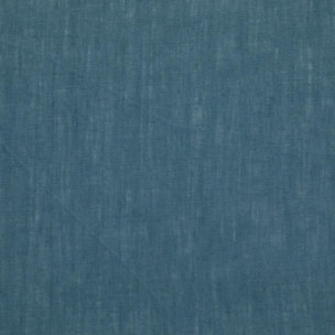 Taie d'oreiller "Linah" - bleu canard - lin lavé 65x65 cm