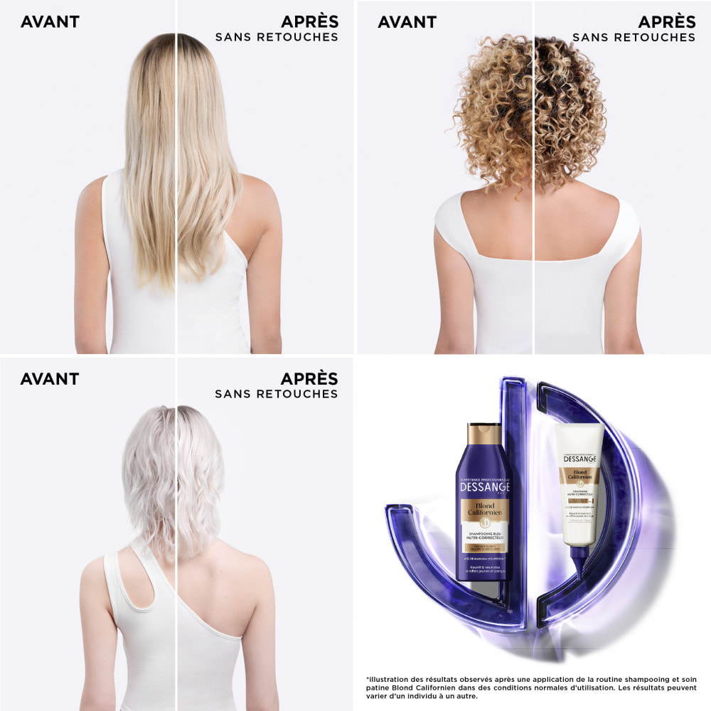 Lot de 12 - Dessange Blond Californien Shampooing Nutri-correcteur 250ml