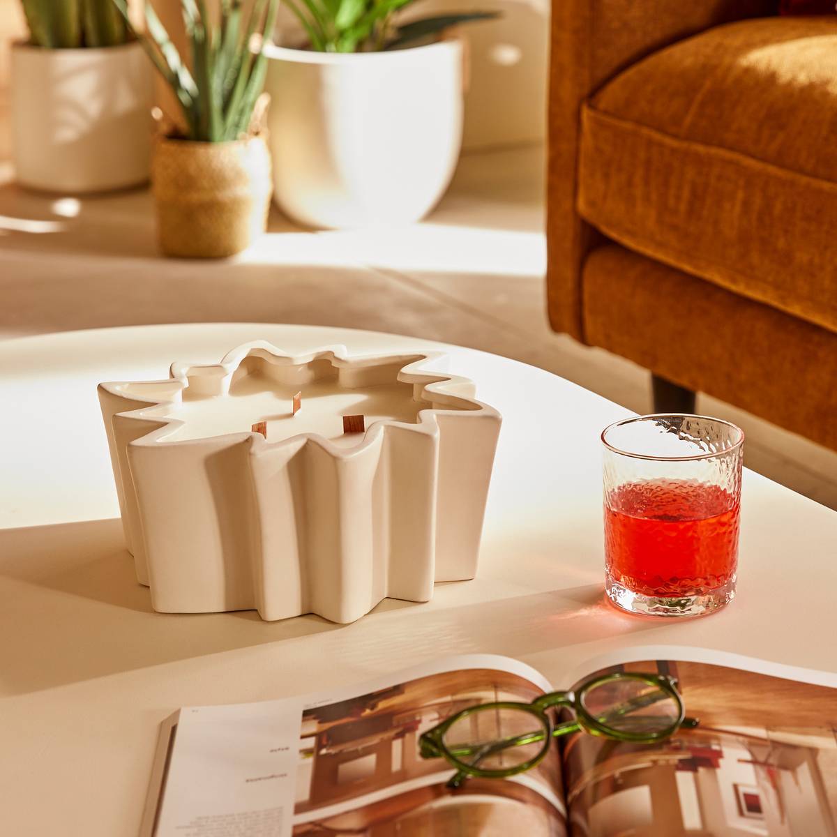 Bougie parfumée 850g Sienna vanille