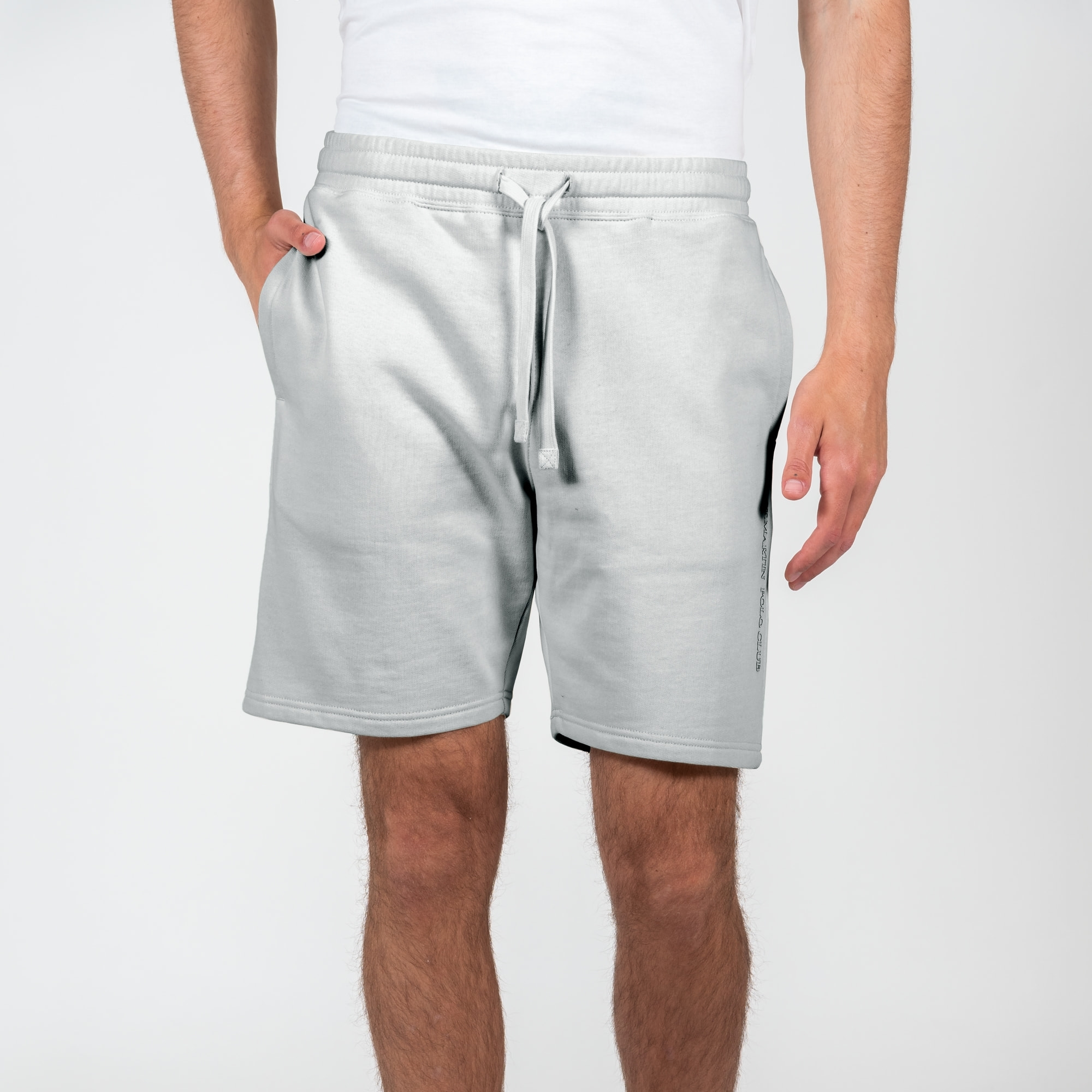 Bermuda con stampa logo french terry