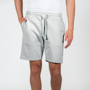 Bermuda con stampa logo french terry