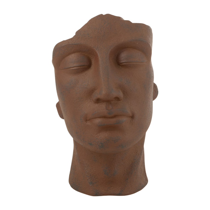 J-Line cache-pot David - céramique - rouillé - small - Ø 22 cm