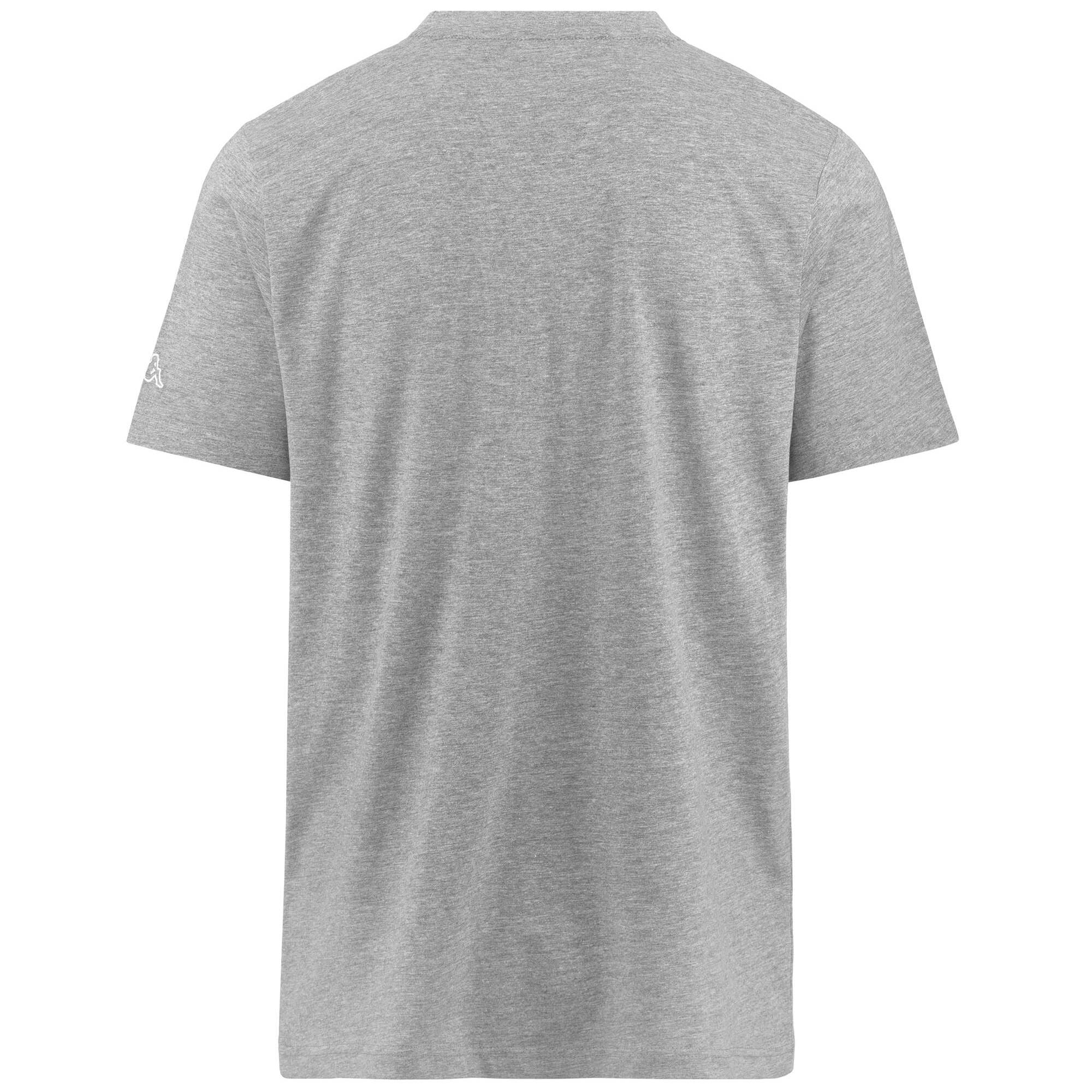 Kappa - T-Shirts & Top Uomo Grigio - Logo Fromen