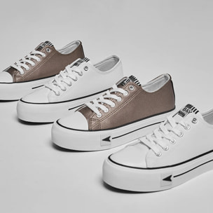 Zapatillas Plataforma Metálicas B&W