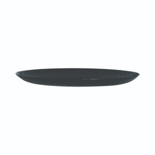 Assiette plate noire 25 cm Pampille - Luminarc