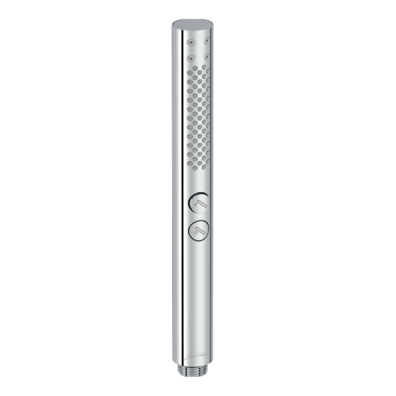Pommeau de douche Shift+ rond 2 jets chromé + flexible
