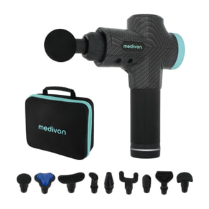 Pistolet Massage Musculaire 10 Embouts Medivon MV-GUNACTIVEX