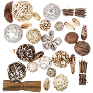 Set de boules décoratives H44cm