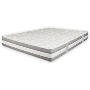 Matelas 2 personnes 1 mousse hr+visco - emna