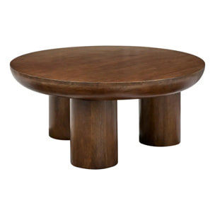 Table basse Stambh bois de manguier 90x90x40cm