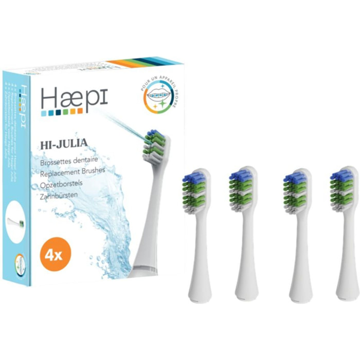 Brossette dentaire HAEPI Hi-Julia x4