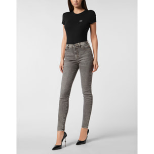 PHILIPP PLEIN Jegging de cintura alta