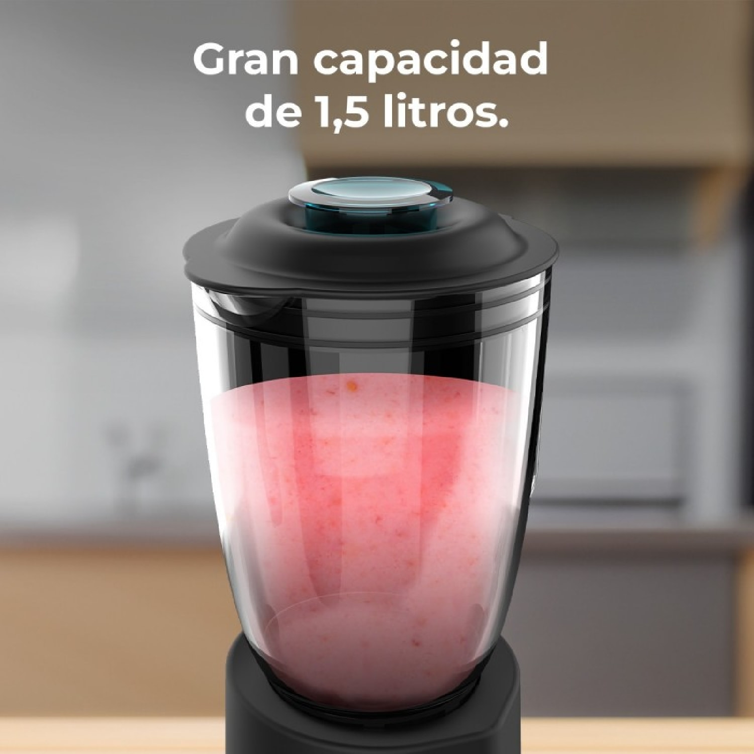 Cecotec Batidora de vaso Power Black Titanium 2300Max Mix Go