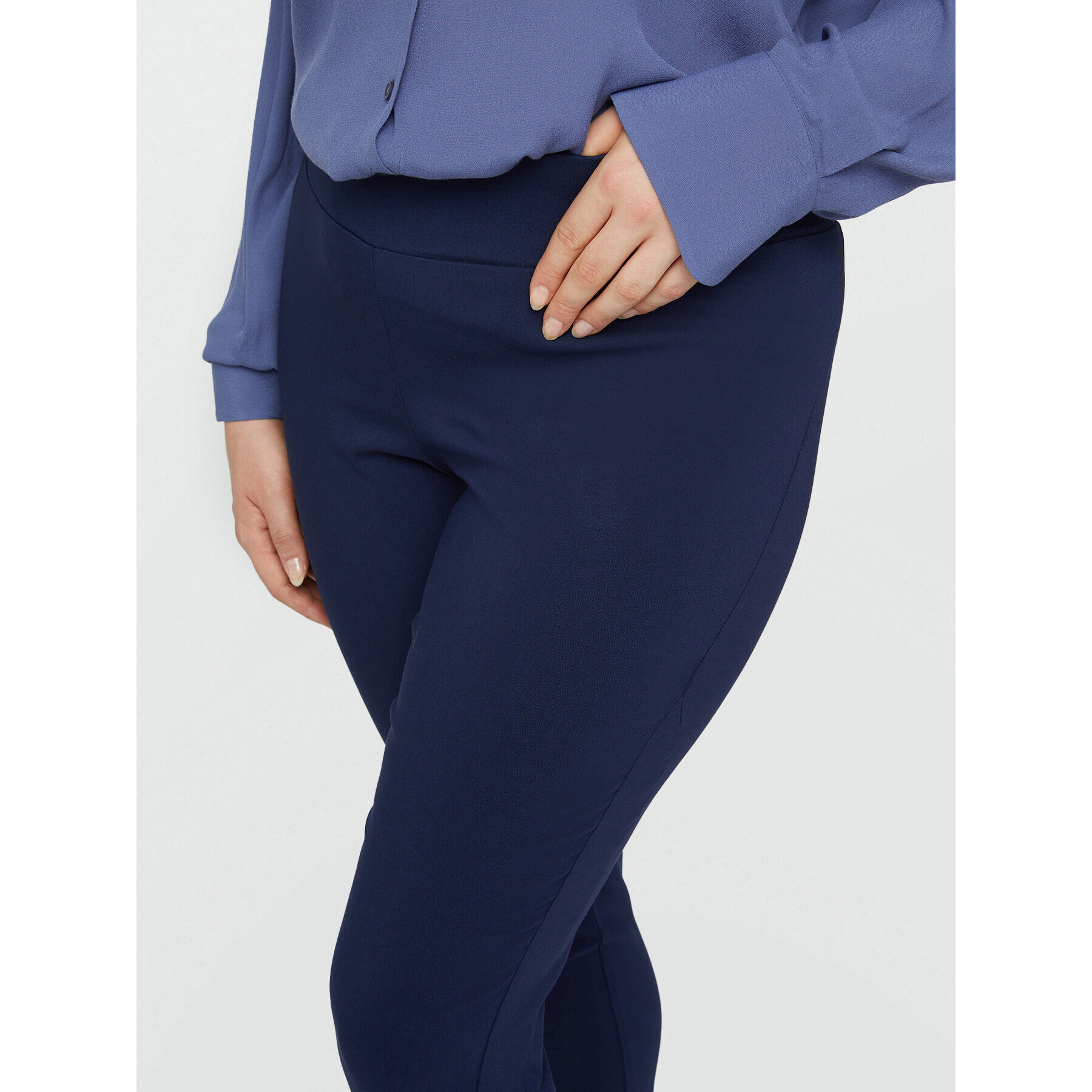 Fiorella Rubino - Jeggings in viscosa LENZING™ ECOVERO™ super stretch - Blu