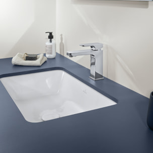 Mitigeur lavabo Architectura Square sans tirette Chrome