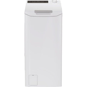 Lave linge top CANDY TCA474TM5-S - 7 kg - 1400 tr/min - Classe A - Moteur induction - Connecté
