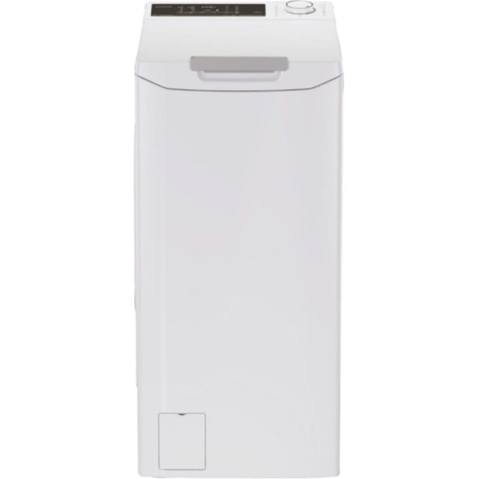 Lave linge top CANDY TCA474TM5-S - 7 kg - 1400 tr/min - Classe A - Moteur induction - Connecté