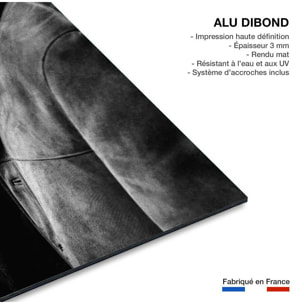 Tableau noir et blanc Photo Romy Schneider et Alain Delon Tableau alu Dibond