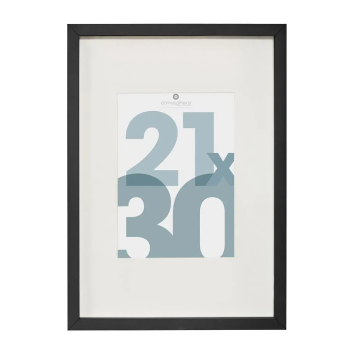 Cadre photo "Manu" noir 21x30cm