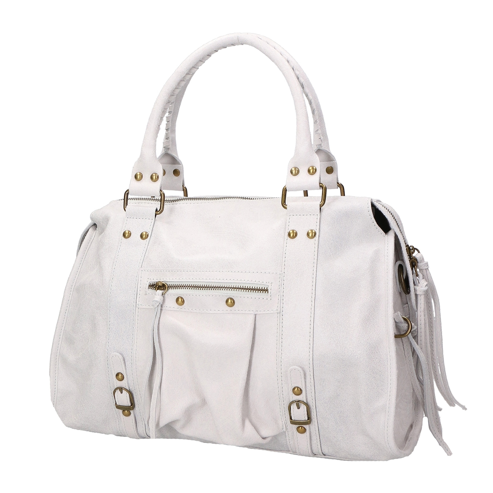 Borsa a spalla da donna - Modello Elara - Vera pelle - 41.0 x 28.0 x 13.0 cm