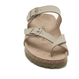 SANDALIA BABUNKERS CAQUI