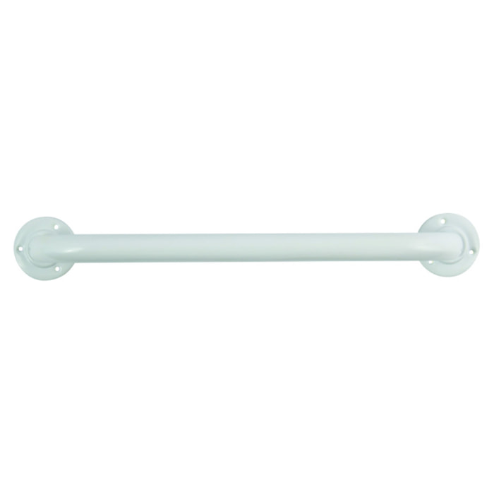 Barre de redressement ou d'appui Acier 60cm Blanc MSV