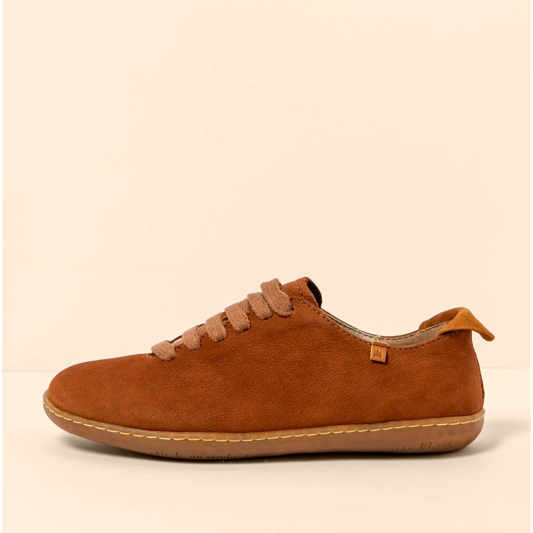 Zapatillas N296 NOBUCK LAVADO CUERO/EL VIAJERO color Cuero