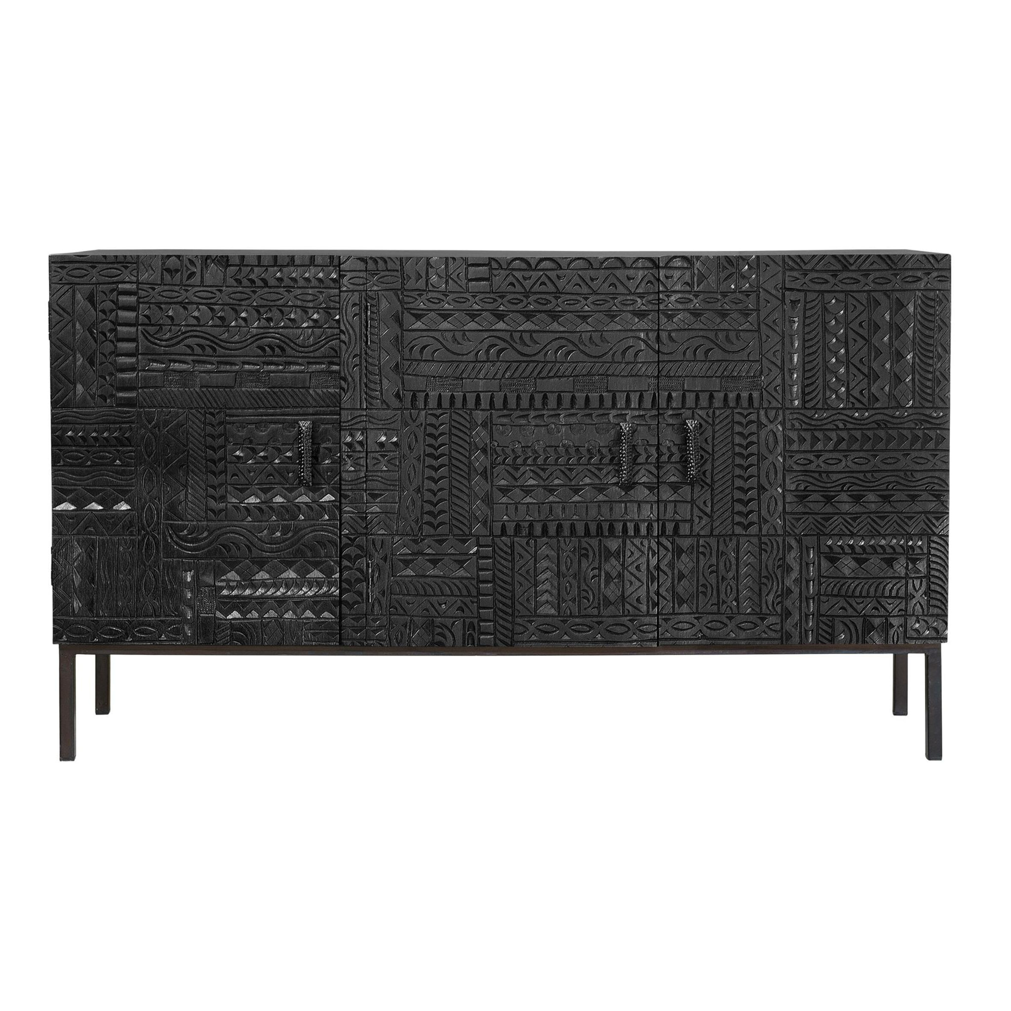 Aparador - Madera de Mango y patas de Hierro - 150x40x85cm