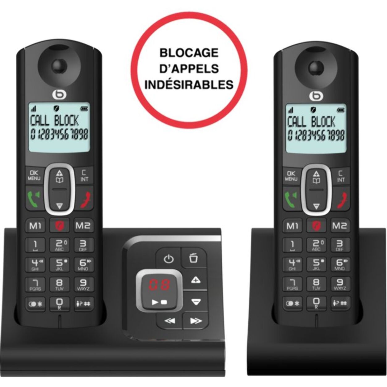 Téléphone sans fil ESSENTIELB Tribu duo-R V3