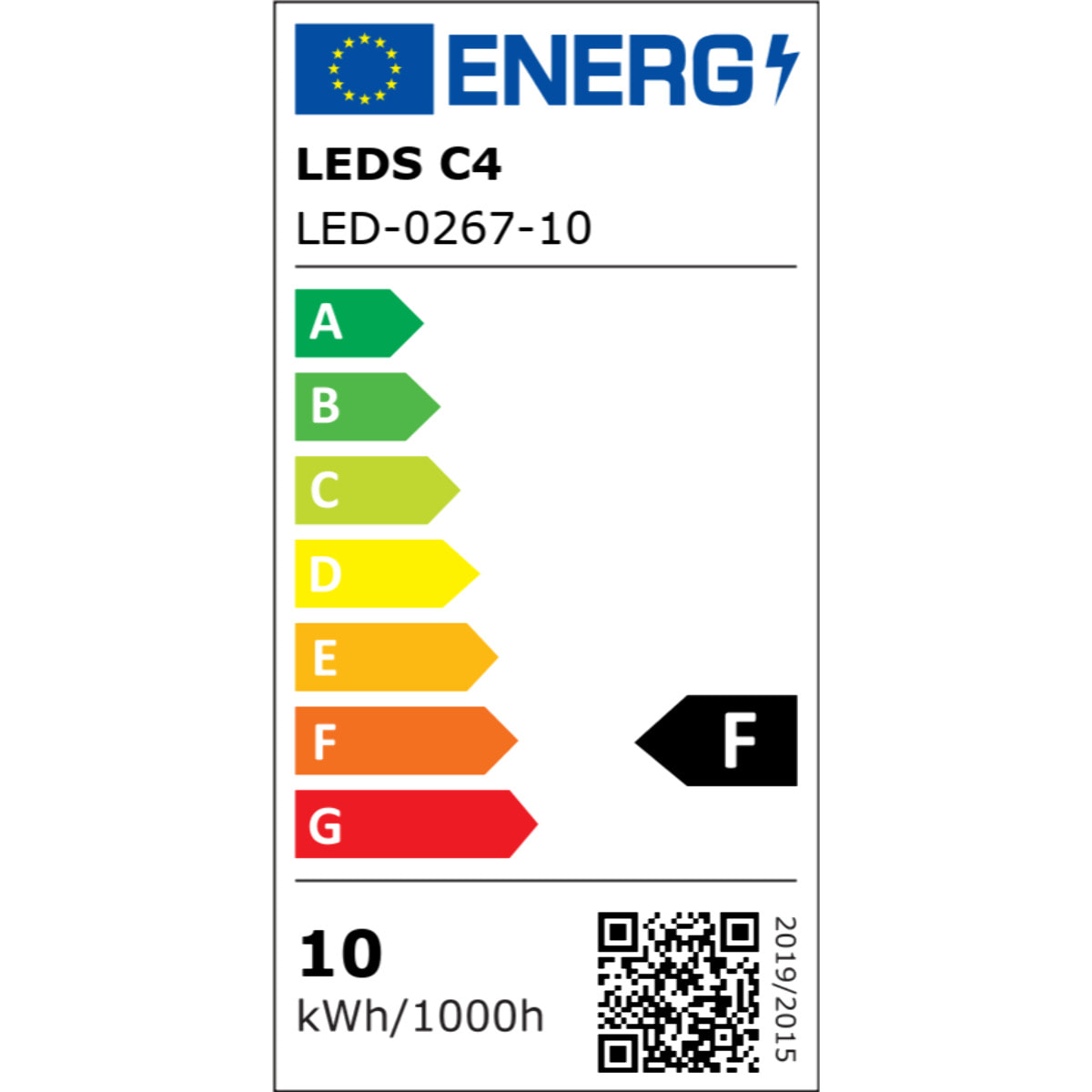 Forlight Downlight Ip23 Easy Square 170Mm Led 10W 3000K Gris 874Lm