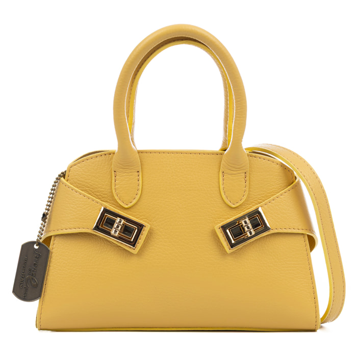 Bernalda Bolso tote pequeño Mujer. Piel auténtica Dollaro.
